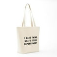 thumbnail image 7 of CafePress - I Make Twins What's Your Superpower Tote Bag - Unisex Canvas Tote Bag, Beige, 1-Piece, 7 of 7
