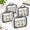 Gray-Small, variant on Stororganizerr 4 Pack Building Bricks Blocks Bag With Zipper
