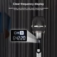 thumbnail image 4 of Microphones Sans Fil Double avec Récepteur Bluetooth - Modulation de Fréquence Numérique 2.4G, Réduction de Bruit Intelligente et Anti-Hurlement, Réponse en Fréquence 50Hz-18KHz, Batteries Rechargeables 3.7V 800mAh, 4 of 7