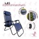 thumbnail image 3 of Camastro Gravedad Cero Azul Plegable Reclinable Exterior, 3 of 5