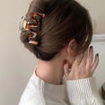 thumbnail image 4 of Pinces à Cheveux en Acétate Pinces à Cheveux Design Français Pince à Mâchoire pour Femmes Filles, 4 of 5