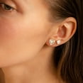 thumbnail image 3 of Turandoss 6 Pairs Flatback Earrings Set for Women 14K Gold Plated Hypoallergenic Cubic Zirconia Studs Multi-Style Sensitive Jewelry Gifts for Women Girls, 3 of 9