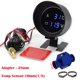 thumbnail image 1 of Round Lcd Digital Car Truck Water Temp Gauge 10mm Temperature Sensor Temperatura Moto Meter With 28mm 30mm 32mm 34mm Adapter, 1 of 1