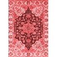 thumbnail image 1 of Ahgly Company Machine Washable Indoor Rectangle Geometric Red Traditional Area Rugs, 4' x 6', 1 of 4