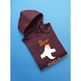 thumbnail image 3 of Bootiful. Ghost W Glitter Hoodie Women -Image by Shutterstock, Female XX-Large, 3 of 4
