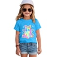 thumbnail image 5 of Staki Girls Halloween Tops Toddler Girls Shirts T Shirt Cotton Short Sleeve Halloween Tops(Blue,5-6 Years), 5 of 5