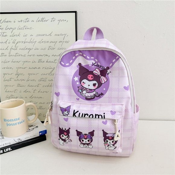 Y2K Hello Kitty Bag Sanrio Backpack Cinnamoroll School Bag Kuromi Schoolbag for Kindergarten Pupil My Melody Bagpack Kids Gift