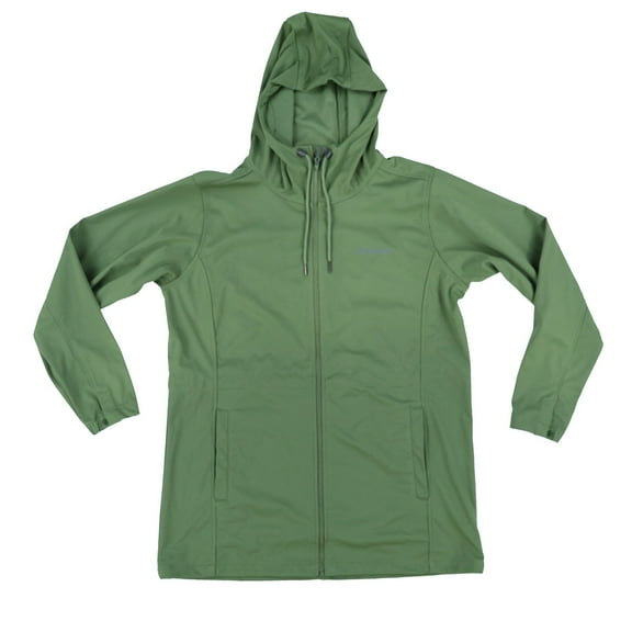 Columbia Women's Rose Winds Softshell Jacket Full Zip Canteen Green L New