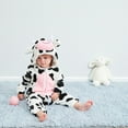 thumbnail image 5 of SILVERCELL Infant Animal One-Piece Winter Clothes Toddler Cosplay Party Fox,Cow,Duck Jumpsuit Costume Kids Animal Outfit Snowsuit, 5 of 8