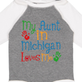 thumbnail image 4 of Inktastic My Aunt in Michigan Loves Me Boys or Girls Long Sleeve Baby Bodysuit, 4 of 5