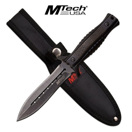 MTech USA Combat Dragoon Double Edge Spear Knife Survival Tactical Duty (Best Hunting Survival Knife In The World)