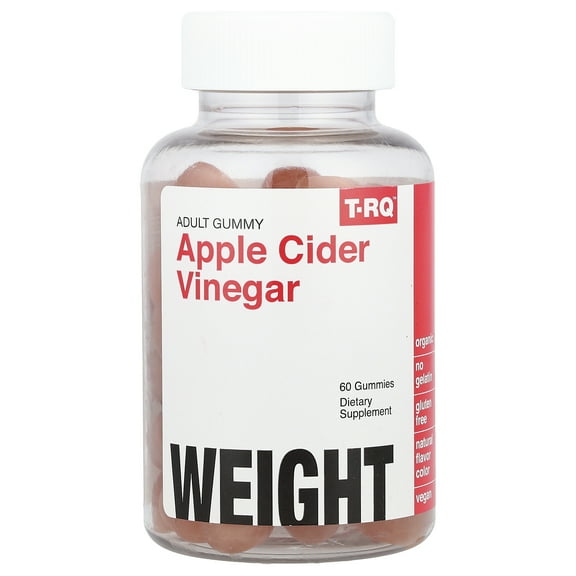 T-RQ Adult Gummy, Apple Cider Vinegar, 60 Gummies