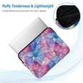 thumbnail image 2 of FORMRS 13-13.3 inch Laptop Sleeve Case Soft Carrying Quilted Computer Bag Cover, Watercolor Blue Marble Pattern, 2 of 7