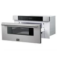 thumbnail image 3 of Forno Capoliveri 30-Inch Microwave Drawer, Stainless Steel, 1.2 cu.ft, 1500 Watts, Built-In, Touch Control LCD Display, Auto-Touch Open/Close, 11 Power Levels, Sensor Cooking, 3 of 6