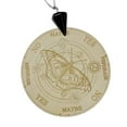 thumbnail image 2 of Decodeary Round Wooden Carven Pendulum Board with Black Pendant Necklace Home Decor C, 2 of 9