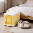 thumbnail image 6 of Foldable Pet Carrier for Airline Travel, Portable Soft Sided Crate for Cats Small Dogs, Folds Flat for Storage Handheld or Car Back Seat Use, 6 of 6