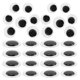thumbnail image 4 of 200pcs Self-Adhesive Plastic Stick-On Wiggly Eyes 25MM Cute Round Googly Eyes for Kids Classroom Crafts DIY Projects Scrapbooking, 4 of 4