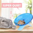 thumbnail image 3 of Disque Anti-Usure pour Hamsters Hérissons Petits Animaux Roue d'Exercice (Bleu), 3 of 9