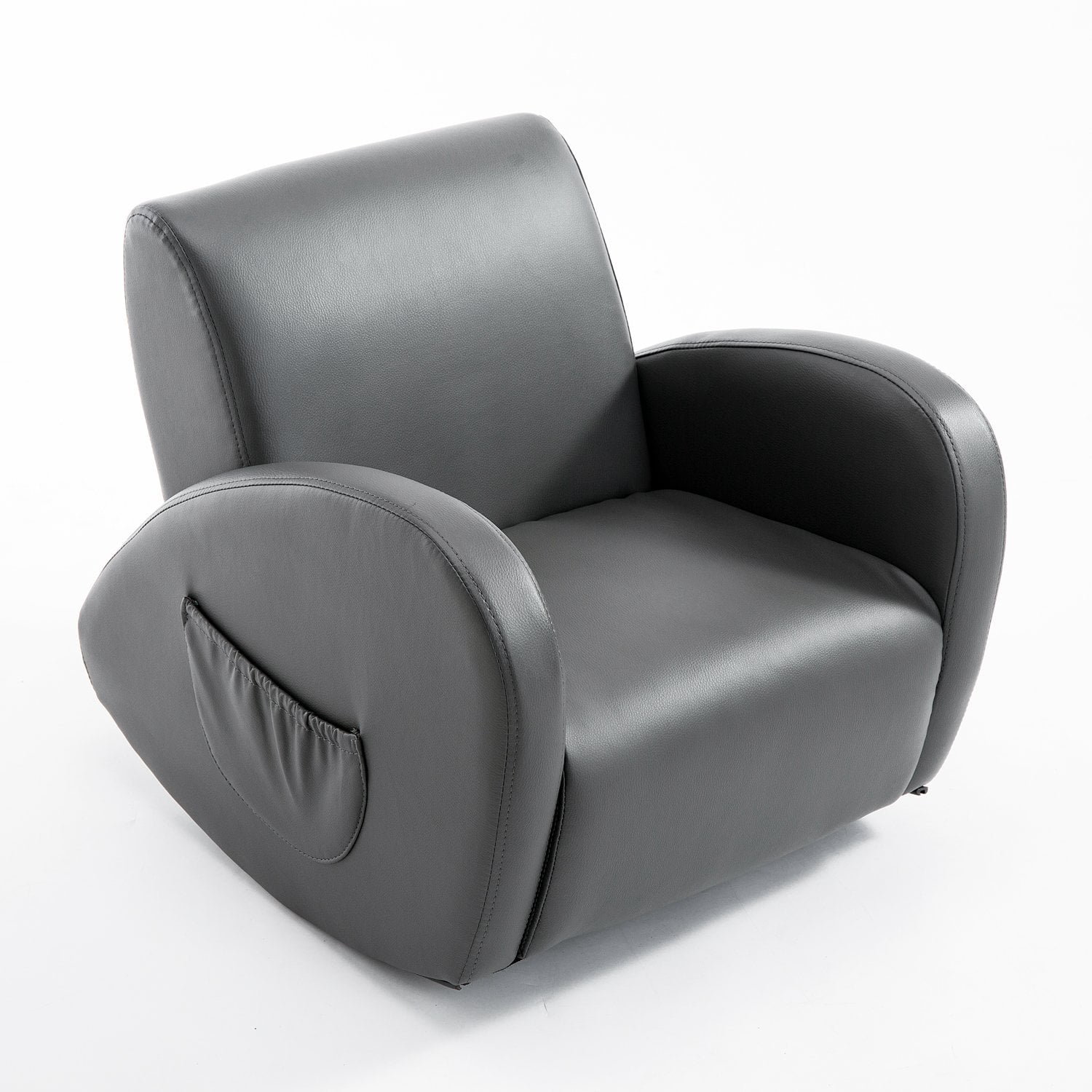 kids leather rocking chair