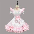 thumbnail image 4 of Disfraces de mucama clásicos para cosplay, lolita, gato, chica, delantal de talla grande, trajes de mucama, anime, blanco y negro, lindo vestido de princesa para fiesta para niña, 4 of 4