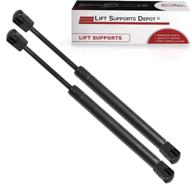 Lift Supports Depot Qty (2) 10mm Nylon End Lift Supports 13 Inch Extended x 35lbs Shocks Struts