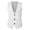 a-White25787, variant on Men's Casual Suit Vest Solid Color Slim Fit Dress Business Suit Sleeveless V Neck Button Front Gilet For Daily Outdoor Wear Soft Top