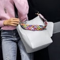 thumbnail image 4 of Bucket bag Women Leather Wide Strap Shoulder bag Handbag, 4 of 5