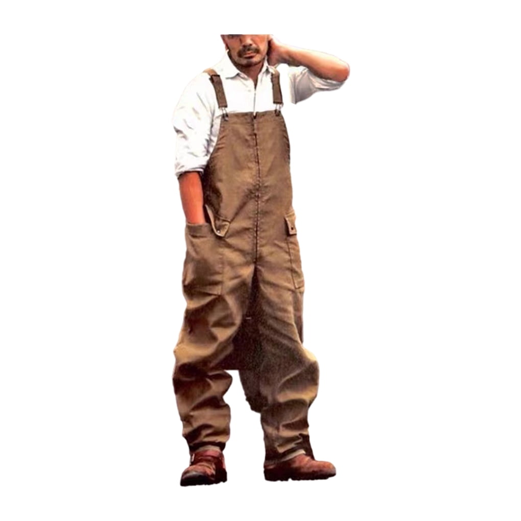 kurtrusly Stylish And Durable Men Vintage Work Dungarees For