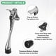 thumbnail image 2 of Uxcell 1-Pack Topes de Puerta, Tope de Puerta de Caída de Aleación de Aluminio de 6 Pulgadas con Altura Ajustable [Tono Plateado], 2 of 7