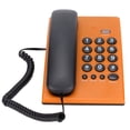 thumbnail image 3 of Corded Phone, Double Magnetic Handset Mute Function Incoming Ringer Pause Function Landline Telephone  for Home for Hotel for Office Red,,Blue,Orange,Rose Red, 3 of 7