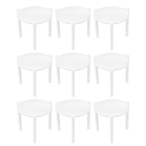 Plastic Pizza Stand Holder 100pcs Takeaway Boxed Fixed Tables Tabletop Kitchen Tools Rack Support Frame
