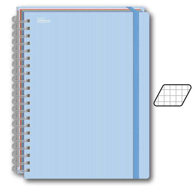 Libreta Profesional Universitaria Colores Pastel 200 Hojas Cuadro Grande Printaform