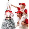 thumbnail image 1 of wonima02 Christmas Tree Topper - Gnome Tree Topper, Baseball Themed Christmas Tree Decorations, Christmas Gnome Tree Topper, 1 of 1
