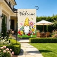 thumbnail image 5 of Antqov Garden Flag 12x18" Spring Welcome Gnome Double Sided Flags Flower Butterflies Small Garden Flags for Outdoor Yard Lawn Garden Home Decor, 5 of 6
