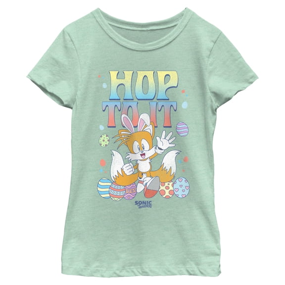 Girls Sonic the Hedgehog Hop To It Tails T Shirt