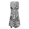 thumbnail image 3 of Vestido de Verano para las Mujeres Impreso sin Mangas Cuello en V, Sexy Y Casual Vestido Sexy para las Mujeres, 3 of 3