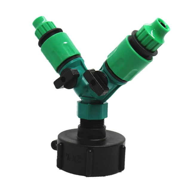 Adaptador de tanque IBC de repuesto para bidones de barril IBC. Accesorio de grifo. Capilar de 2 cabezas