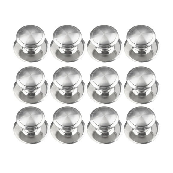 12pc Self-Adhesive Cabinet Knobs Self-Stick Hardware Kitchen Cabinet Handles No-Punch Stick Drawer Knobs