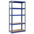 thumbnail image 1 of Costway 72'' Heavy Duty Storage Shelf Steel Metal Garage Rack 5 Level Adjustable Blue, 1 of 10