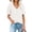 White, variant on WIZUTIZ Plus Size Tops for Women Sales Oversize Comfy Athletic Casual Tops V-Neck Retro Ladies Shirts Sports Short Sleeve Tshirts Elegant Plus Size Tshirt Ultra Soft Solid Blouse Tee Pin