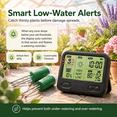 Wireless Soil Meter For Plants 4 Sensors Included Supports 12 Zone ...