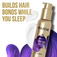 thumbnail image 4 of Pantene Hair Serum, Bond Builder Hair Treatment, Deep Leave In Conditioner, Overnight Miracle Rescue, 4 of 7