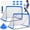 Blue, variant on Vipuse 2 Pack 4x3ft Soccer Goals&Ball Set for Kids/Teenagers, Portable Pop Up Training Kits for Backyard/Outdoors