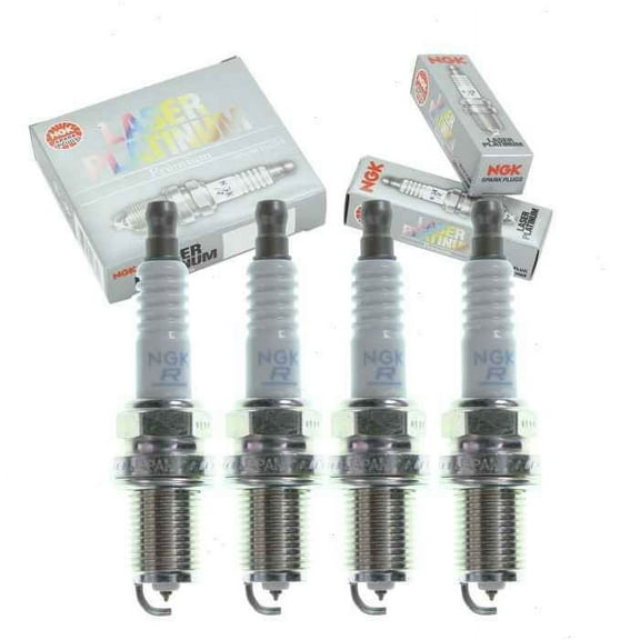 4 pc NGK Laser Platinum Spark Plugs compatible with Subaru Forester 2.5L H4 2003-2010