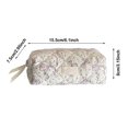 thumbnail image 2 of Set de neceseres de maquillaje Neceser de maquillaje grande para mujer Neceser de maquillaje con estampado floral Neceser acolchado para artículos de aseo Neceser de emergencia para mujer, 2 of 4