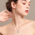 thumbnail image 2 of AOBOCO Christmas Gifts for Women, Butterfly Necklace Sterling Silver Heart Pendant with Butterfly Necklace for Women, 2 of 6