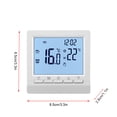 thumbnail image 4 of Thermostat with Backlight Heating Temperature Controller Meter Type Thermometer Meter Smart LCD Large Regulator Gas Boiler Multi-functional for Wall, 4 of 7