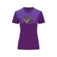 thumbnail image 2 of Playera Blusa Con Estampado De Corazon My Kernel Animal Print Ropa Para Mujer Color Morado Talla Chica Marca Emil SaEs, 2 of 4