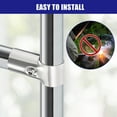 thumbnail image 4 of T Pipe Clamp Connector 2 Pack Chain Link Fence Clamp, Fit OD 1 Inch(25mm), 4 of 5