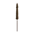 thumbnail image 4 of California Umbrella MARE908-5425 9 ft. Wood Market Umbrella Pulley Open Marenti Wood-Sunbrella-Cocoa, 4 of 5